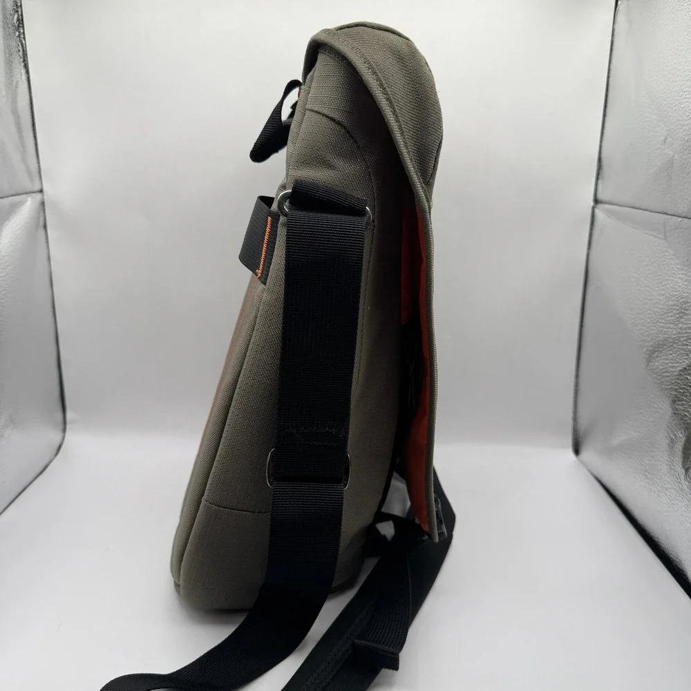 Boyt Messenger‎ Bag Unisex Large Tan Orange Cordura Laptop Shoulder Travel Bag